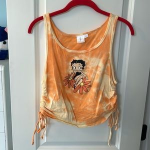 Betty Boop Ruched Tank